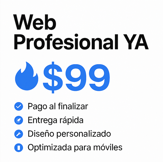Consigue tu web ahora